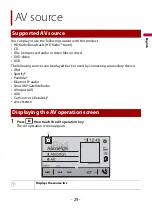 Preview for 29 page of Pioneer AVH-2500NEX Operation Manual