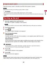 Preview for 20 page of Pioneer AVH-3400NEX Operation Manual