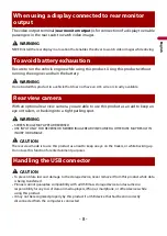 Preview for 8 page of Pioneer AVH-3500NEX Operation Manual