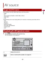 Preview for 33 page of Pioneer AVH-3500NEX Operation Manual