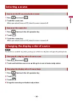 Preview for 34 page of Pioneer AVH-3500NEX Operation Manual