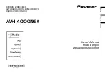 Pioneer AVH-4000NEX Owner'S Manual предпросмотр