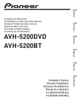 Pioneer AVH-5200BT Installation Manual preview