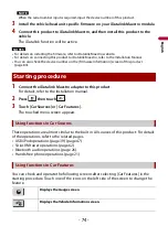 Preview for 74 page of Pioneer AVH-521EX Operation Manual