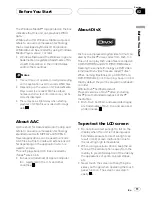 Preview for 11 page of Pioneer AVH-7850DVD Operation Manual