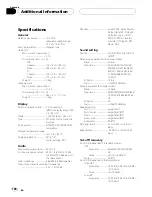 Preview for 128 page of Pioneer AVH-7850DVD Operation Manual