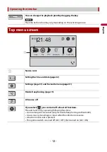 Preview for 12 page of Pioneer AVH-A219BT Operation Manual