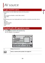 Preview for 26 page of Pioneer AVH-A2350BT Operation Manual