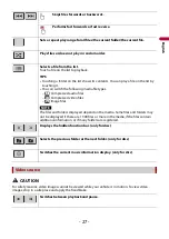 Предварительный просмотр 27 страницы Pioneer AVH-A245BT Operation Manual