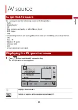 Предварительный просмотр 25 страницы Pioneer AVH-A3200DAB Operation Manual