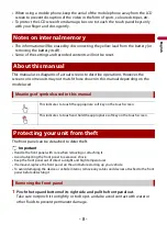 Предварительный просмотр 8 страницы Pioneer AVH-A7100BT Operation Manual