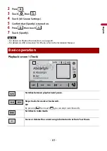 Предварительный просмотр 61 страницы Pioneer AVH-A7100BT Operation Manual