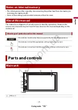 Preview for 8 page of Pioneer AVH-G110DVD Operation Manual