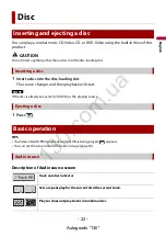 Preview for 23 page of Pioneer AVH-G110DVD Operation Manual