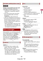 Preview for 43 page of Pioneer AVH-G110DVD Operation Manual