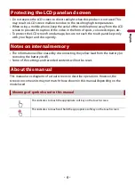 Preview for 6 page of Pioneer AVH-G225BT Operation Manual