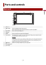 Preview for 7 page of Pioneer AVH-G225BT Operation Manual