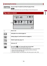 Preview for 12 page of Pioneer AVH-G225BT Operation Manual