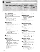 Preview for 2 page of Pioneer AVH-P1400DVD Owner'S Manual