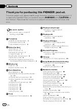 Preview for 2 page of Pioneer AVH-P3200BT Operation Manual