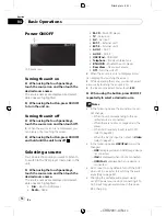 Preview for 14 page of Pioneer AVH-P4150DVD Operation Manual