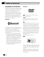 Preview for 86 page of Pioneer AVH P4200DVD Operation Manual