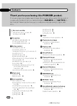 Preview for 2 page of Pioneer AVH-P4300DVD Owner'S Manual