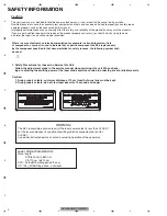 Предварительный просмотр 2 страницы Pioneer AVH-P5050DVD Service Manual