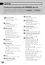 Preview for 2 page of Pioneer AVH-P5250BT Operation Manual