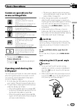 Preview for 13 page of Pioneer AVH-P5250BT Operation Manual