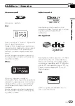 Preview for 91 page of Pioneer AVH-P5250BT Operation Manual