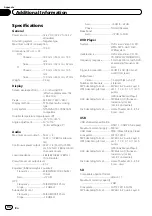 Preview for 94 page of Pioneer AVH-P5250BT Operation Manual