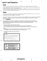 Preview for 2 page of Pioneer AVH-P5900DVD/XN/RE Service Manual