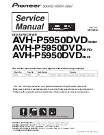 Pioneer AVH-P5950DVD/XN/RC Service Manual предпросмотр