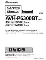 Предварительный просмотр 1 страницы Pioneer AVH-P6300BT/XNUC Service Manual