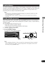 Предварительный просмотр 11 страницы Pioneer AVH-P7490DVD Owner'S Manual