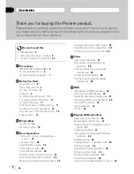 Preview for 2 page of Pioneer AVH-P7500DVD Operation Manual