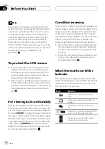 Preview for 12 page of Pioneer AVH-P7600D Operation Manual