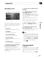 Предварительный просмотр 49 страницы Pioneer AVH-P7600DVD Operation Manual