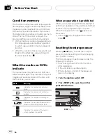 Предварительный просмотр 10 страницы Pioneer AVH-P7650DVD Operation Manual