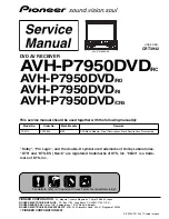 Pioneer AVH-P7950DVD/CN5 Service Manual предпросмотр