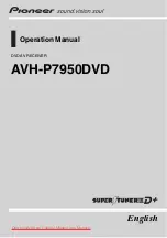 Pioneer AVH-P7950DVD Operation Manual preview