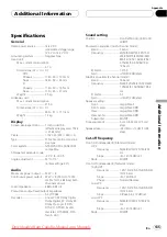 Preview for 135 page of Pioneer AVH-P7950DVD Operation Manual