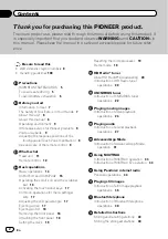 Preview for 2 page of Pioneer AVH-P8400BH Owner'S Manual