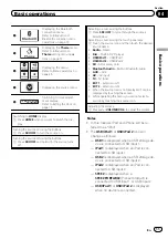 Предварительный просмотр 11 страницы Pioneer AVH-P8400BT Owner'S Manual