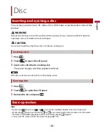 Preview for 45 page of Pioneer AVH-W4400NEX Operation Manual