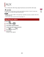 Preview for 85 page of Pioneer AVH-W4400NEX Operation Manual