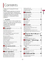 Preview for 2 page of Pioneer AVH-W4500NEX Operation Manual