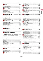 Preview for 3 page of Pioneer AVH-W4500NEX Operation Manual