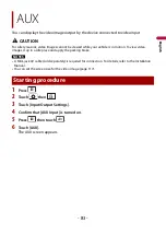 Preview for 83 page of Pioneer AVH-W4500NEX Operation Manual